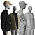 JUNO Men's Casual Mannequin Wear 3D model small image 6