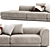Luxury Rafael Sofa in Corona 3D model small image 2