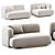 Modern Modular Sofa, 2015 Design 3D model small image 3