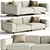 Eichholtz Sofa Grasso: Stylish Modern Design 3D model small image 1