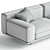 Eichholtz Sofa Grasso: Stylish Modern Design 3D model small image 2