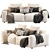 Modern One-Seater Sofa 3D Model 3D model small image 2