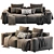 Modern One-Seater Sofa 3D Model 3D model small image 4