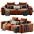 Modern One-Seater Sofa 3D Model 3D model small image 5