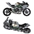 Kawasaki Ninja H2R 2023 Archive 3D model small image 2