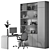 Modern Office Setup Bundle 3D model small image 6