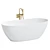 LUSSO Light Mimi Freestanding Bath 3D model small image 2