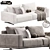 Modern Zillis Sofa by skdesign 3D model small image 1