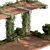 Rustic Arbor with Lush Vines 3D model small image 3