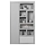 Adjustable Modular Storage Rack 3D model small image 4