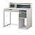 Kids Desk Set Oslo White 3D model small image 3