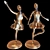 Elegant Dance Sculpture Decor Piece 3D model small image 4