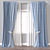 Lightweight 3D Curtain Model, Vray 3D model small image 1