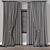 Lightweight 3D Curtain Model, Vray 3D model small image 4