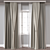 Modern 3D Curtain Models Pack 3D model small image 1