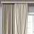 Modern 3D Curtain Model 722 3D model small image 3