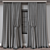 Modern 3D Curtain Model 722 3D model small image 4