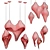  Sculptural Womb Pendant Lighting 3D model small image 6