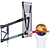  Portable Wall Basketball Hoop 54 3D model small image 2