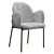 Modern Grey MEYSI Chair 3D model small image 3