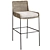 Elegant and Stylish Nora Barstool 3D model small image 2