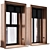 Modern PVC Windows Kit 3D model small image 5