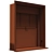 Modern PVC Windows Kit 3D model small image 7