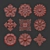 Ornament Element Pack 03: 3D Max, Corona, Vray 3D model small image 7