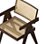 Navigator Cane Lounge Chair 3D model small image 2