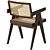 Navigator Cane Lounge Chair 3D model small image 3
