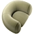 **Molteni&C Cinnamon Armchair | Elegant Design** 3D model small image 2