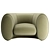 **Molteni&C Cinnamon Armchair | Elegant Design** 3D model small image 3