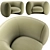 **Molteni&C Cinnamon Armchair | Elegant Design** 3D model small image 5