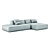 Lavsit Leman Modular Deep Sofa 3D model small image 3