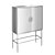 Monochrome Fusion Bar Cabinet 3D model small image 5