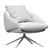 Leonor Swivel Lounge Chair 3D model small image 2