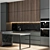 Modern Kitchen Cabinet Set 3D model small image 5