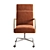 Sophisticated Modern Office Chair 3D model small image 2