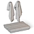 Luxury Towel Set for Bathroom 3D model small image 3