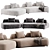 Eichholtz Residenza Sofa: Luxe Comfort 3D model small image 1