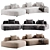 Eichholtz Residenza Sofa: Luxe Comfort 3D model small image 2