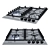 Gefest Metal Cooking Surfaces 3D model small image 6