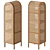 Sleek Cane Storage Cabinet 3D model small image 1