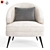 Stylish Peter Armchair 2015 modern 3D model small image 3