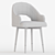 Minimalist Metal Armchair Collection 3D model small image 7