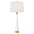 Elegant Stone and Brass Table Lamp 3D model small image 1