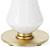 Elegant Stone and Brass Table Lamp 3D model small image 2