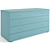 Stylish Night Chest Drawers Set 3D model small image 2
