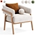 Stylish Altra Armchair: PotteryBarn Classic 3D model small image 1
