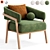 Stylish Altra Armchair: PotteryBarn Classic 3D model small image 6